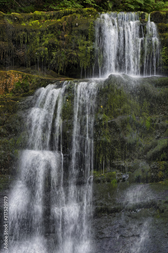 Sgwd yr Pannwr waterfall  Brecon Beacons National Park  Wales