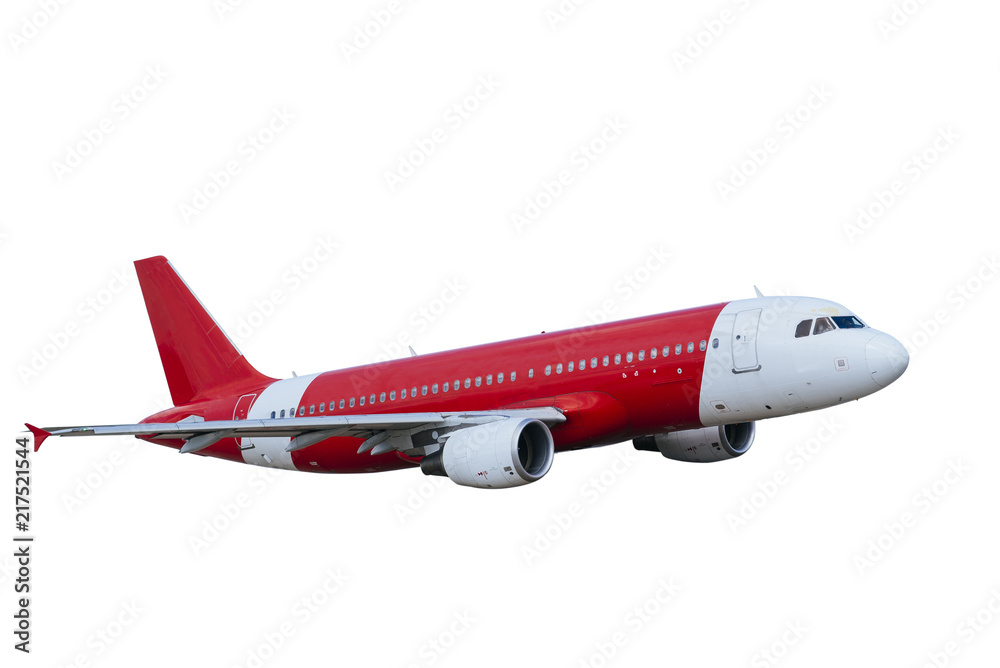 Jet Airplane on white background Jet Airplane on white background