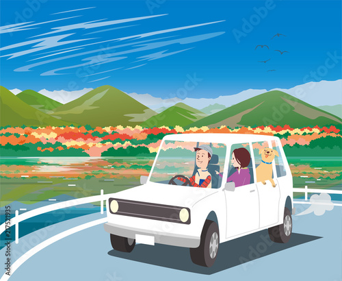 ファイル名	ドライブ_SUV_紅葉
