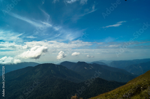 Fototapeta Naklejka Na Ścianę i Meble -   Clouds. The mountains. Sky. Tourism 3