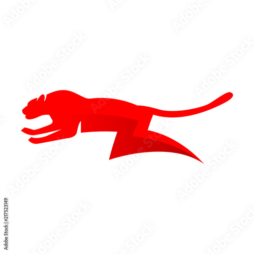 Free Download cheetah electric energy logo vector - GFXLoad