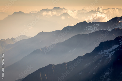 Sunset in the Alps © Jof