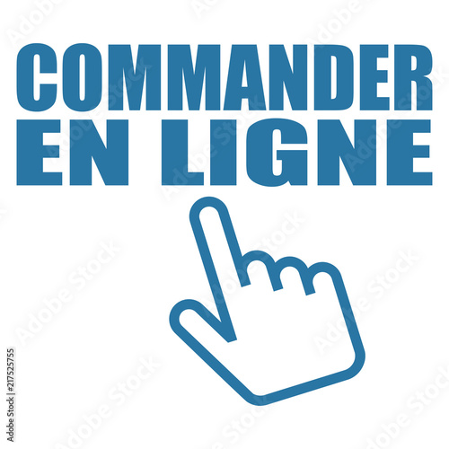 Logo commander en ligne.