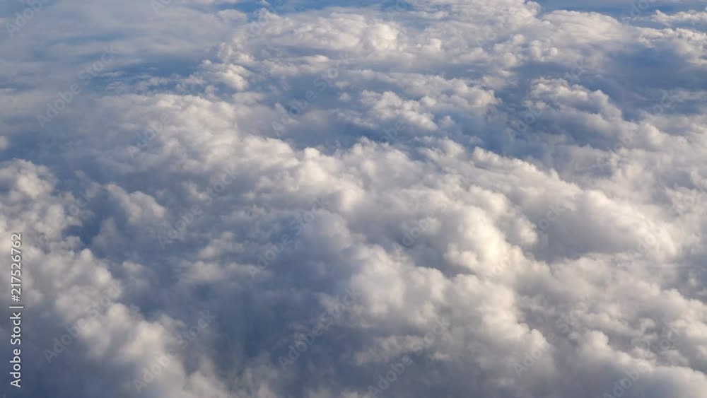 Flight above the clouds in 4k Flight above the clouds in 4k