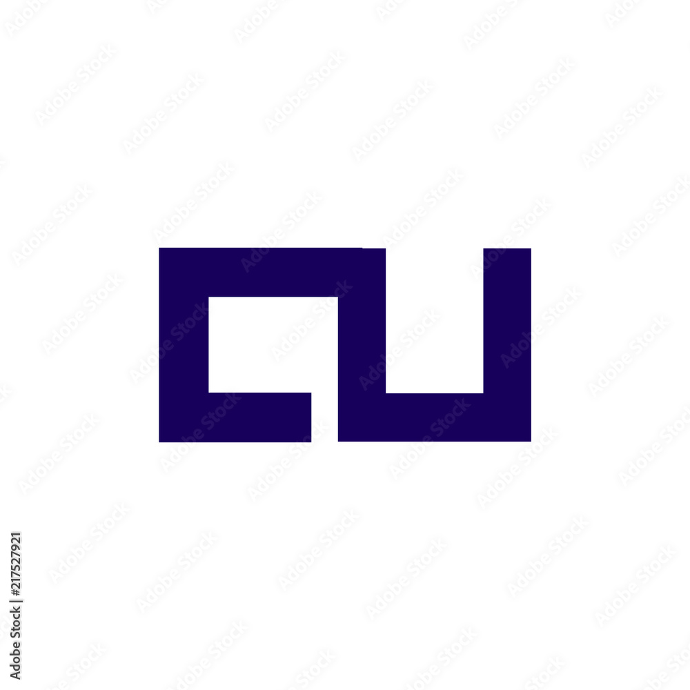cu Initial Letter lowercase Linked logo icon vector cu Initial Letter lowercase Linked logo icon vector