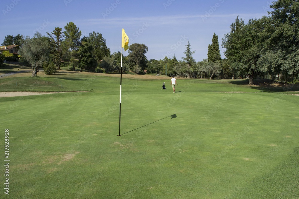Obraz premium View of Golf Club Garlenda