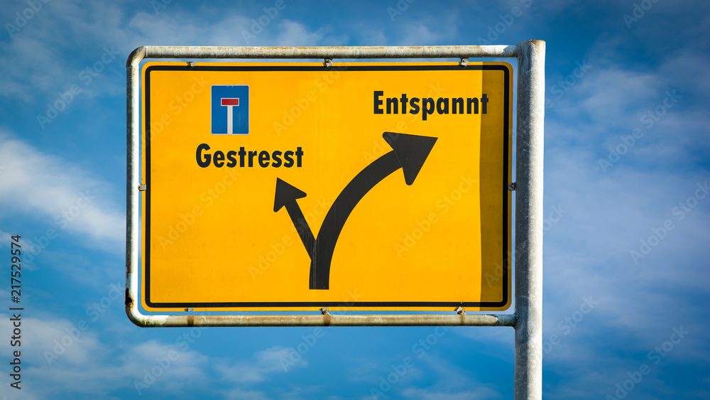 Fototapeta premium Schild 357 - Entspannt