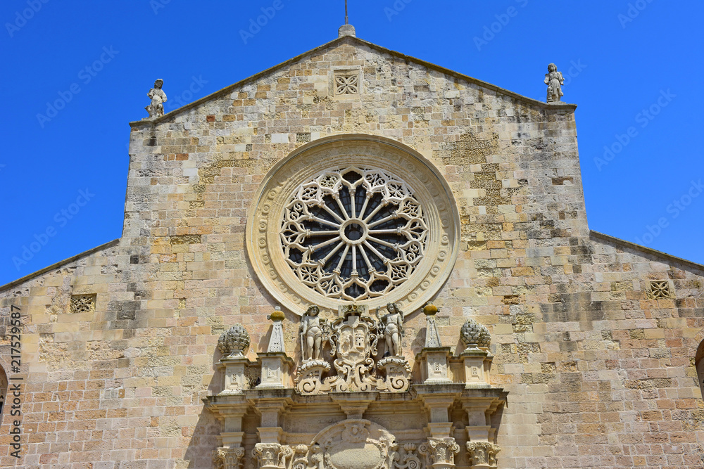Italy, Otranto, Santa Maria Annunziata Cathedral, view and details. Italy, Otranto, Santa Maria Annunziata Cathedral, view and details.