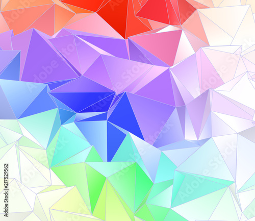 Triangular 3d  modern background