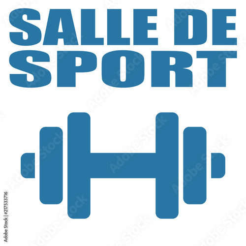 Logo salle de sport.