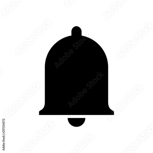 bell icon vector black
