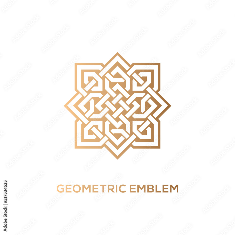 Geometric emblem Geometric emblem