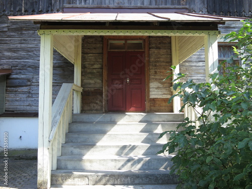 Porch of the house, entrance to the house