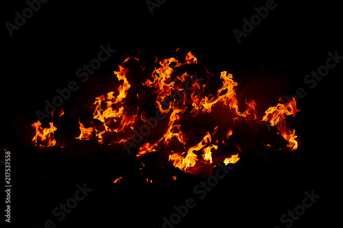 blaze fire flame texture background © donikz