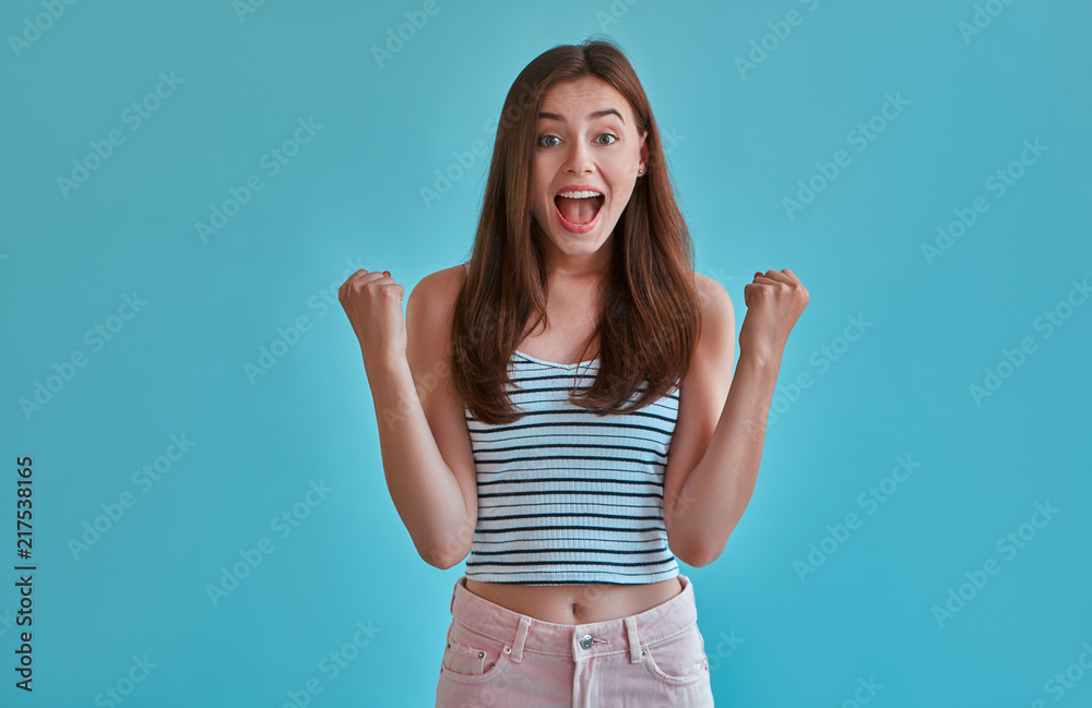 Young woman isolated Young woman isolated