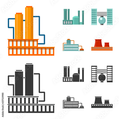 Industry, production.Factory set collection icons in cartoon,black style vector symbol stock illustration web.