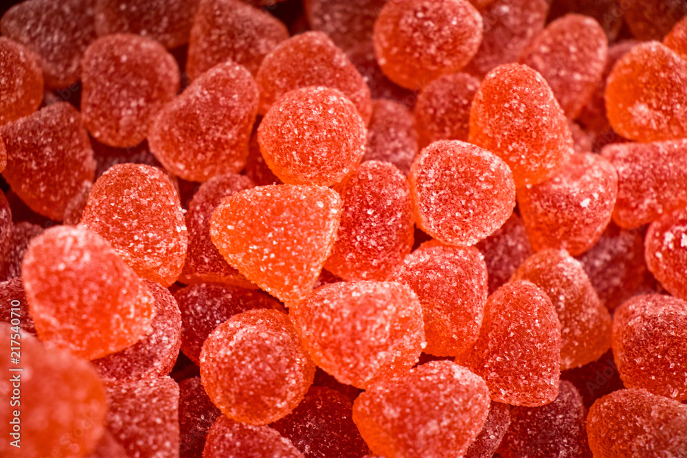 Pile of red jelly for background. Pile of red jelly for background.
