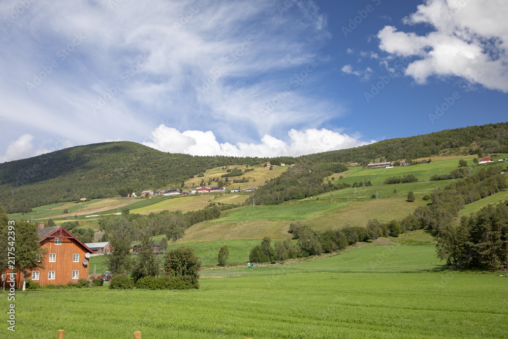 Farmland in Dovre Norway