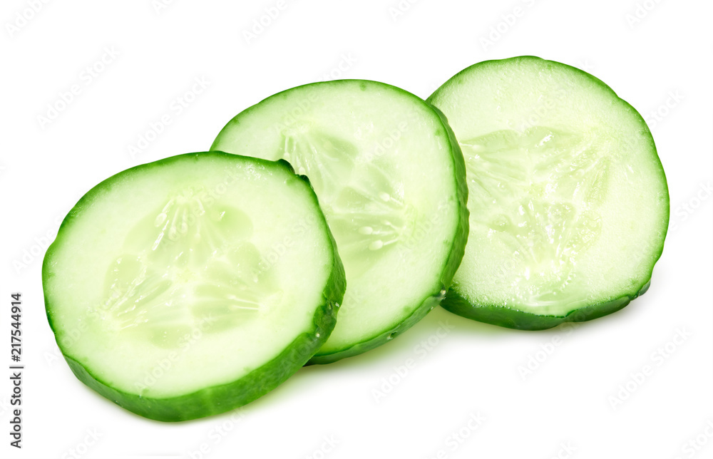 Cucumber isolated on a white Cucumber isolated on a white