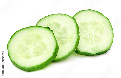 Cucumber isolated on a white