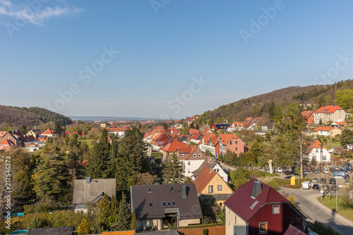 Häuser in Stadt Wenigerode in Deutschland