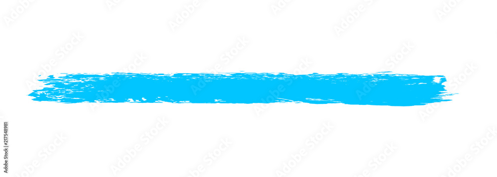 Pinsel Markierung blau