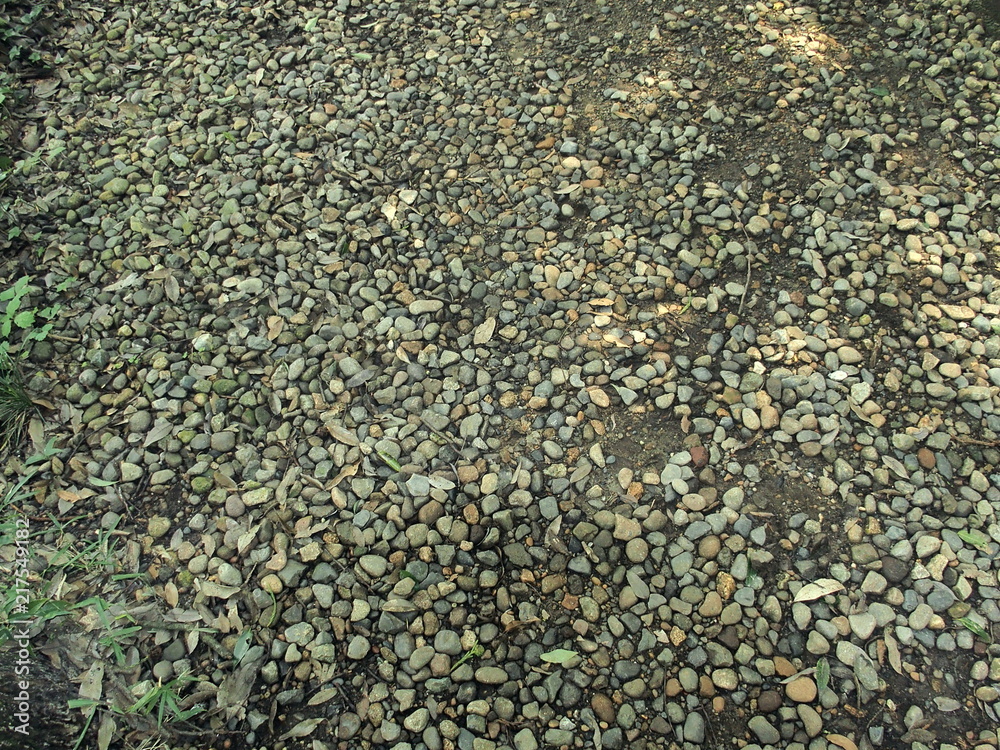 玉砂利の道 玉砂利の道