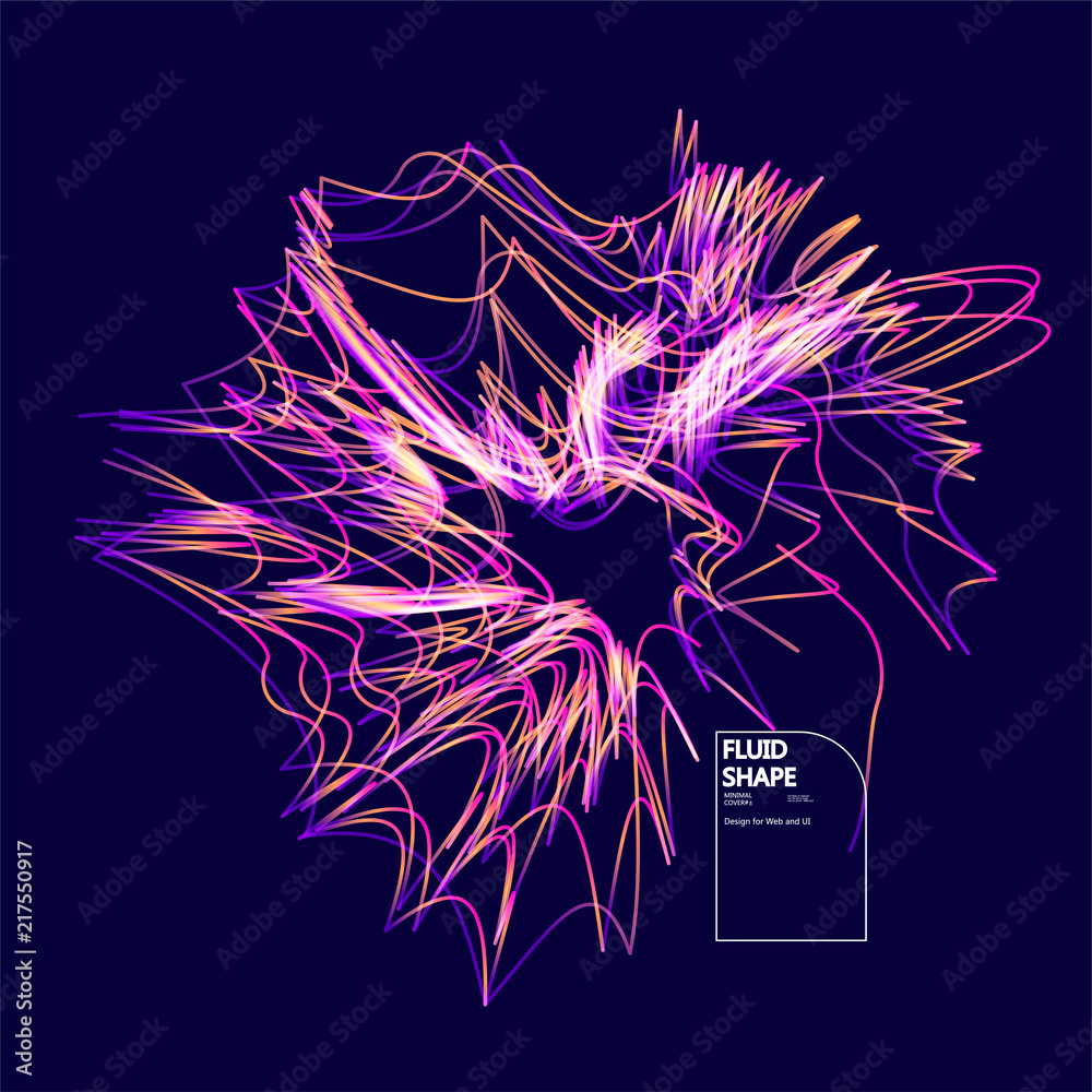 Obraz premium Moving lines of abstract background 