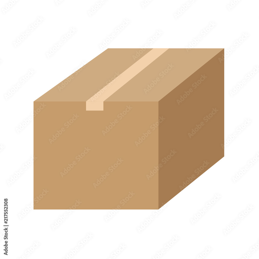 ダンボールのイラスト Stock Illustration Adobe Stock