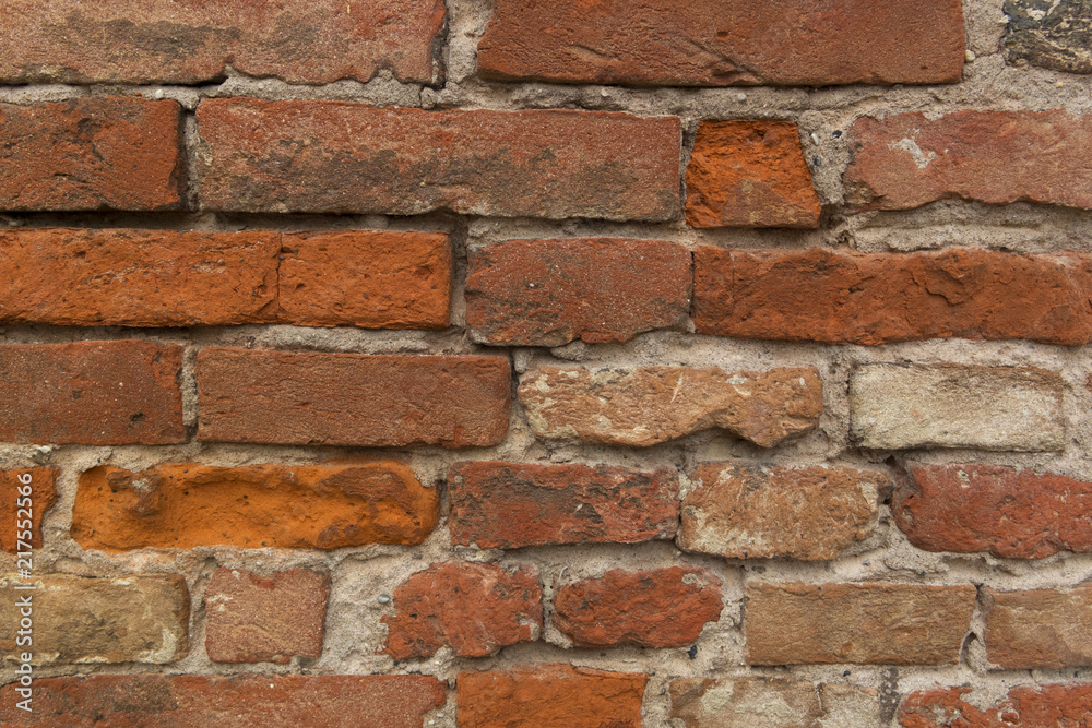 Red brick wall Red brick wall