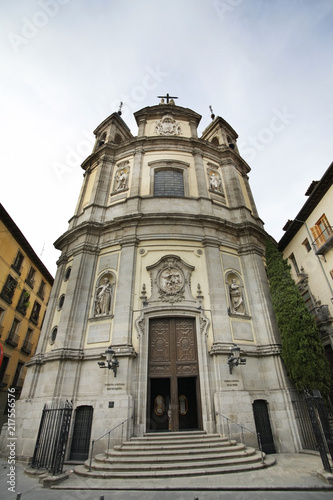 Pontifical Basilica of St. Michael in Madrid. Spain