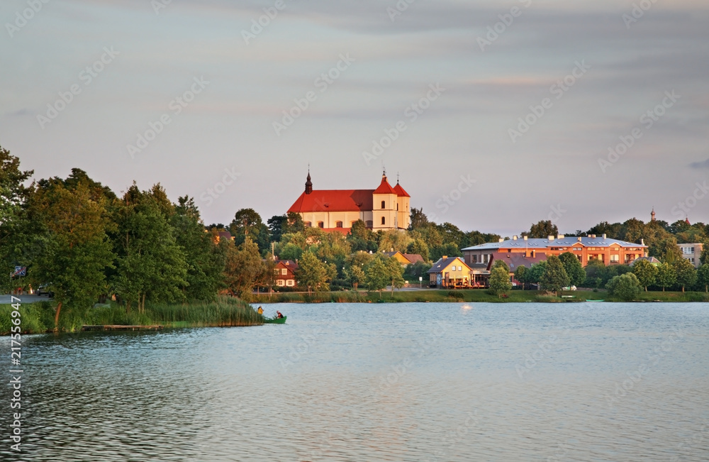 Church of Blessed Virgin Mary in Trakai. Lithuania