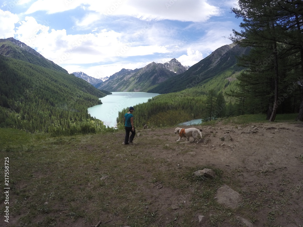 Russia, Republic Of Altai lake, mountains, journey Russia, Republic Of Altai lake, mountains, journey