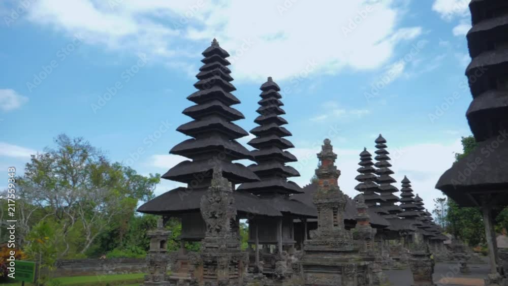 Amazing pan Royal temple Bali Indonesia 4k 60p Slow motion footage explainer backdrop e-learning nature Amazing pan Royal temple Bali Indonesia 4k 60p Slow motion footage explainer backdrop e-learning nature