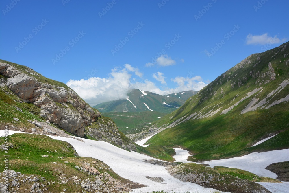 Mountain, Russia, Аdygeya republic, Caucasus,  expedition