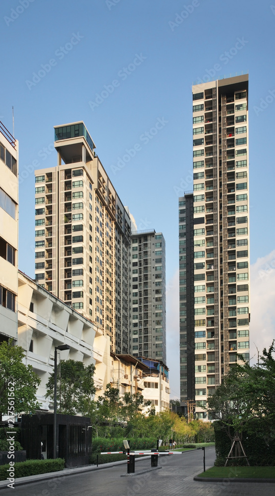 High-rise buildings in Pattaya. Kingdom of Thailand