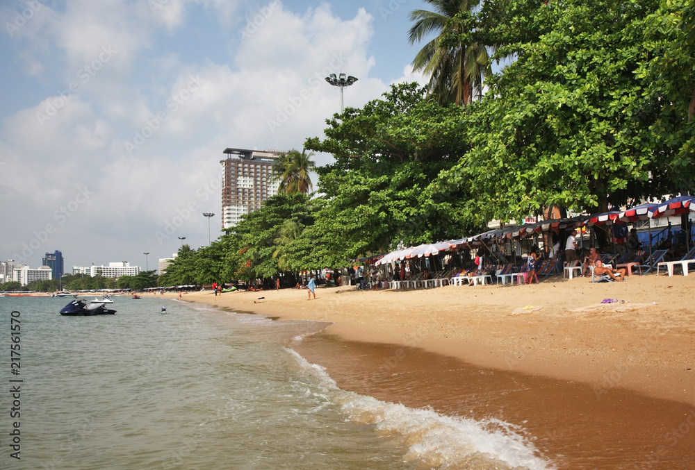 Beach in Pattaya. Kingdom of Thailand Beach in Pattaya. Kingdom of Thailand