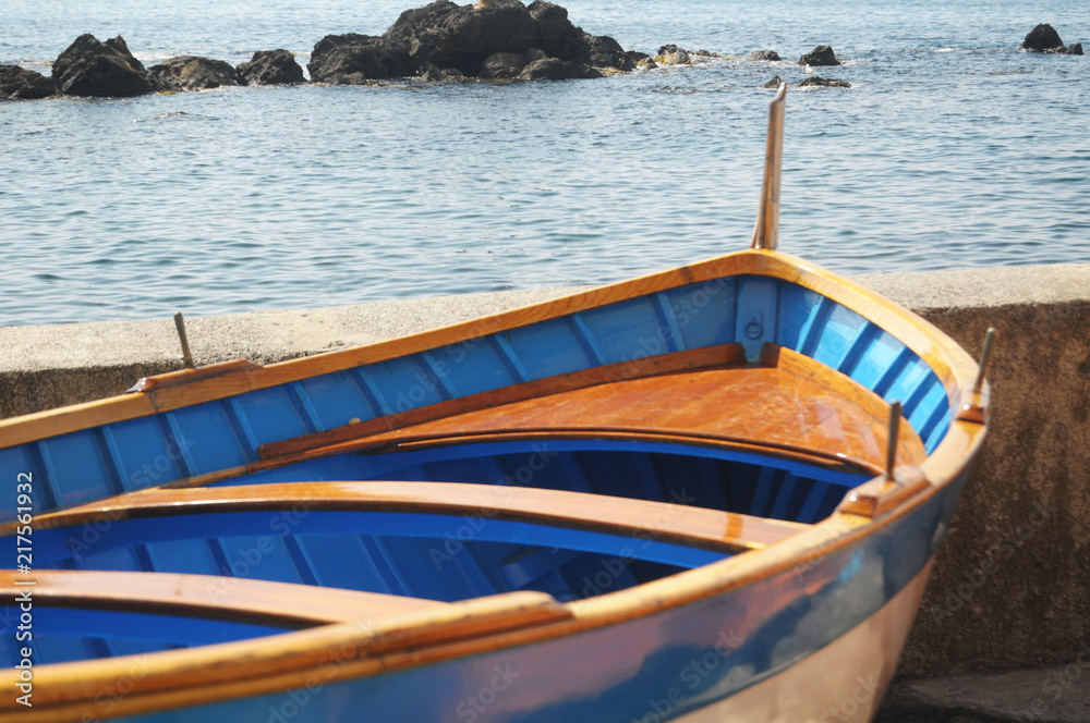 Fototapeta premium small fishing boats