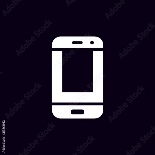 U Initial letter with Smart phone logo icon vector