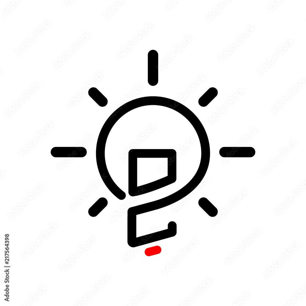 OC Initial Letter with creative bulb Logo vector element. Initial letter bulb Logo Template OC Initial Letter with creative bulb Logo vector element. Initial letter bulb Logo Template