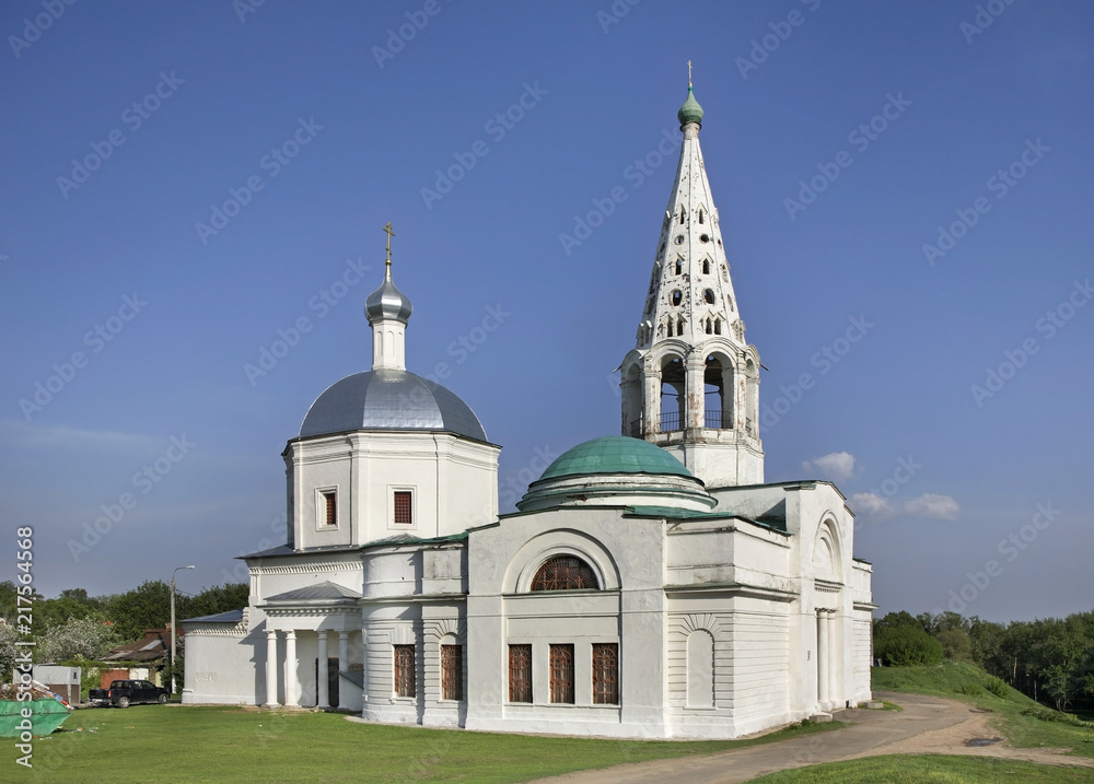 Trinity Cathedral at Red (Cathedral) mountain in Serpukhov. Moscow oblast. Russia