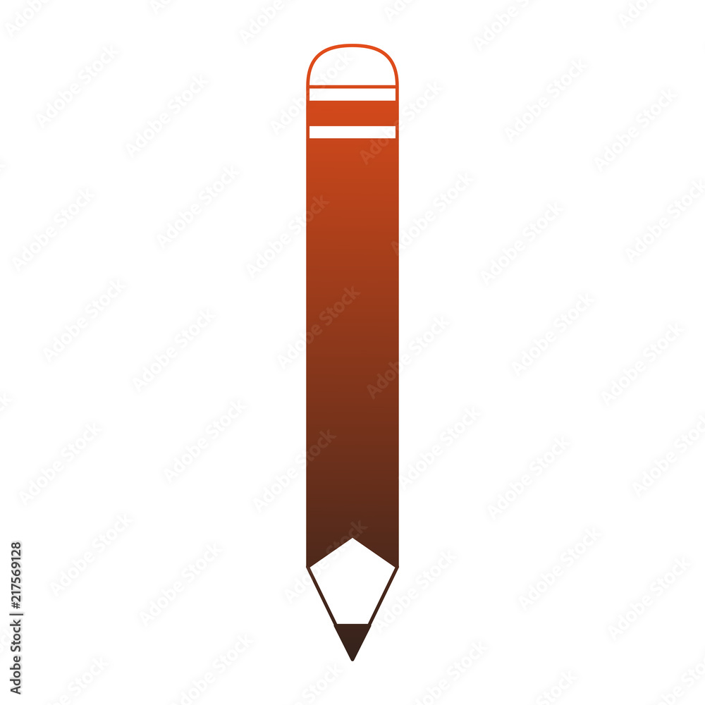 Wooden pencil cartoon vector illustration graphic design Wooden pencil cartoon vector illustration graphic design