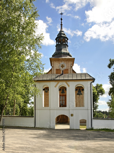 Church of St. Bishop Stanislav in Gorecko Koscielne. Poland photo