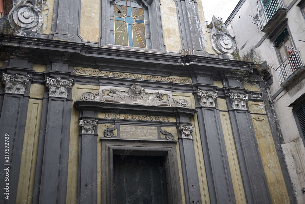 Naples, Italy - July 24, 2018 : 'Sant Aspreno ai Crociferi' church