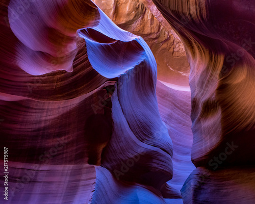 primate face in sandstone antelope canyon