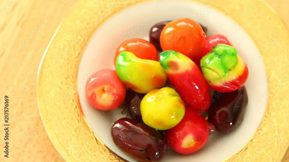 Ball plated dessert or Look Choup , Thai dessert