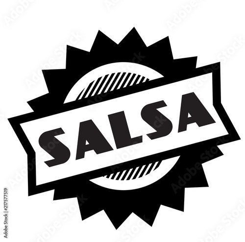 salsa black stamp