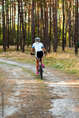 Cycling in the forest