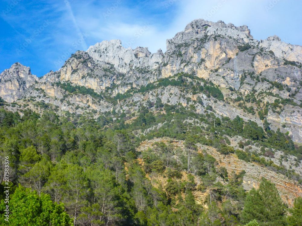 Jaen. Parque natural de Cazorla en Andalucia. España