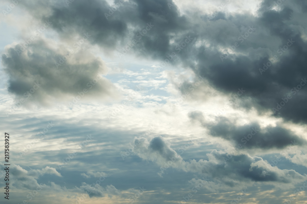 Blue sky. Cloud. Clouds